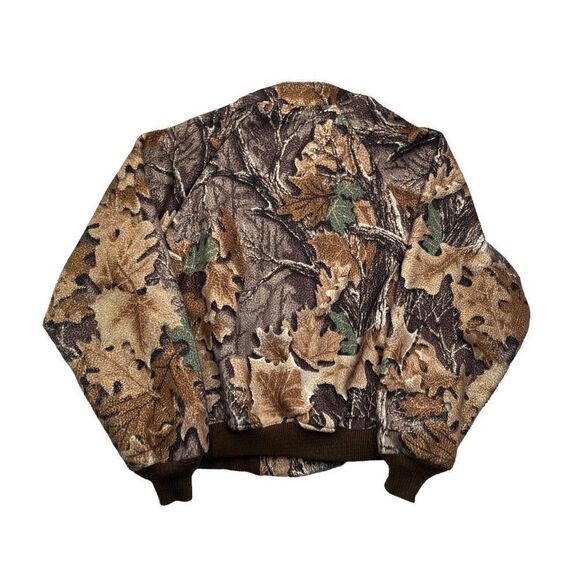 Vintage Classics By Ranger Men's Camouflage Fleece Bomber Hunting Jacket - Picture 8 of 11